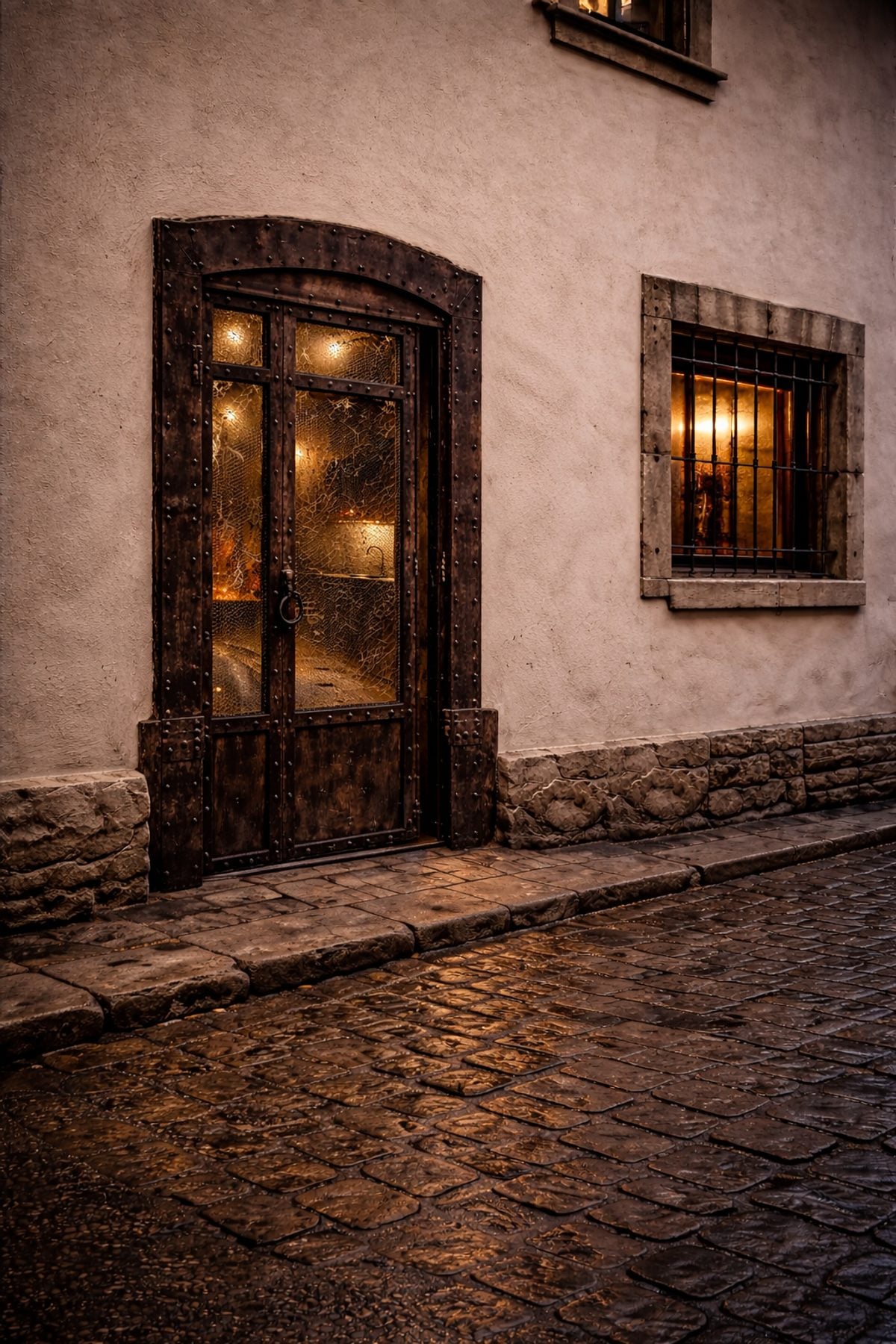 StudioMax, Nice: the entrance onto the alley, where the property assessment begins